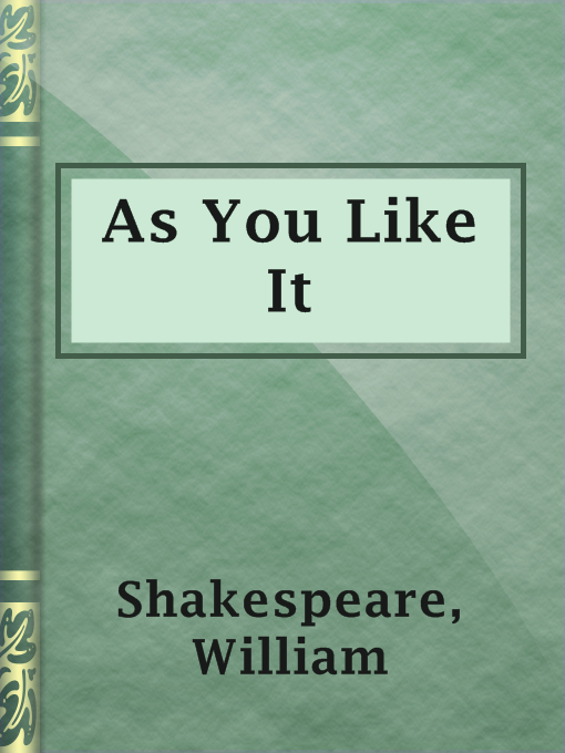 Title details for As You Like It by William Shakespeare - Available